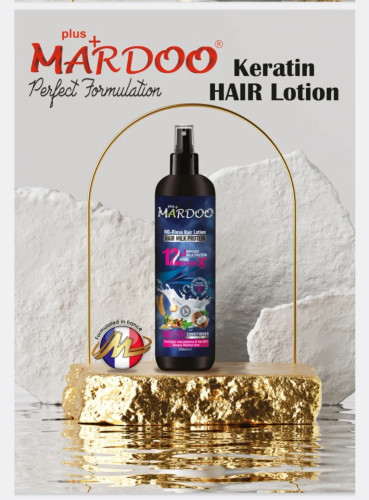 اسپری نرم کننده 1+12 کاره شیر کراتین ماردو بعد از حمام 300میل