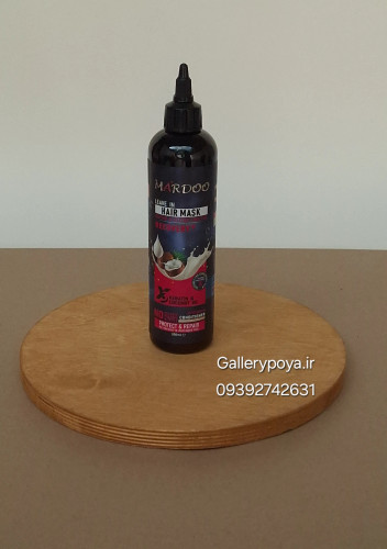 ماسک مو موشکی شیر کراتین ، ماردو 300 میل ،بدون آبکشی مخصوص موهای کراتین شده و رنگ شده